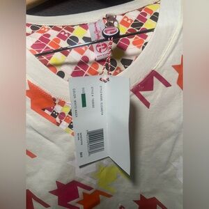 Pepe Jeans Cream and Multicolor Graphic Tee